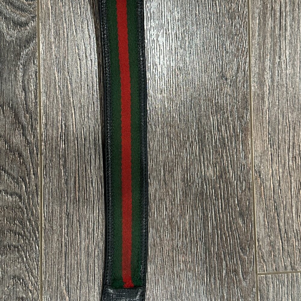Gucci Leather and Fabric Belt – No Buckle – 5/10 Condition - Picture 4 of 12